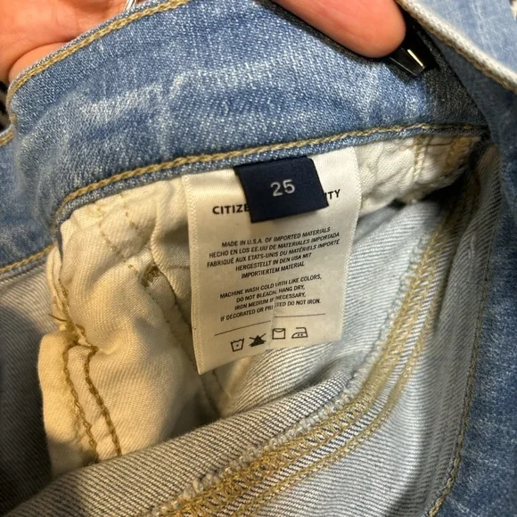 Citizens of Humanity | Isola Mid Rise Cropped Boot Jeans | Sz 25 - Picture 9 of 12